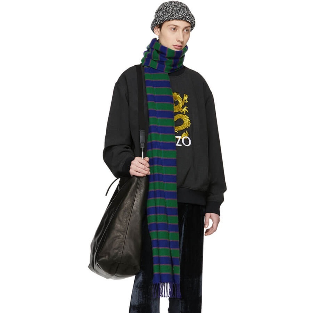 KENZO Grey Dragon Jersey Crewneck Sweatshirt XS - Picture 4 of 11